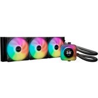be quiet! Light Loop IO LCD 360 waterkoeling Zwart, 4-pin PWM fan-connector