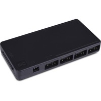 Alphacool Core 11x 3-Pin DRGB Splitter fancontroller Zwart