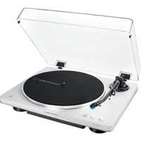 Audio-Technica AT-LP70XBT platenspeler Wit/zilver, Phono/line-voorversterker, Bluetooth, Volautomatische, Riemaandrijving, 33-1/3 en 45 toeren