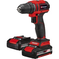 Einhell Einh Akku-Bohrschrauber TE-CD 18/40 LiBL schroeftol Rood/zwart, Accu en oplader inbegrepen