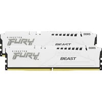 Kingston FURY Beast 32 GB DDR5-5600 (2x 16 GB) werkgeheugen Wit, KF556C36BWEK2-32, XMP 3.0, EXPO
