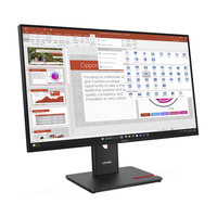 Lenovo ThinkVision T27-40 (64A5MAT6EU) 27" monitor Zwart, 120 Hz, HDMI, DisplayPort, VGA, USB-C