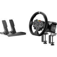 MOZA R3 + ES + SR-P Lite bundel voor pc Zwart, Basis, stuur en pedalen