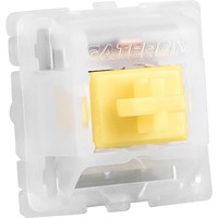Sharkoon Gateron Cap V2 Milky-Yellow Switch-Set keyboard switches Geel/transparant, 35 stuks