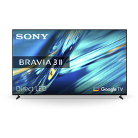 Sony Bravia 3 II K-43XR32M2 43" 4K Ultra HD Led-tv Zwart, 4x HDMI, Audio, LAN, Wi-Fi 6, 120 Hz
