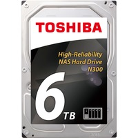 Toshiba N300 6 TB harde schijf HDWG460UZSVA, SATA/600, 24/7, Bulk