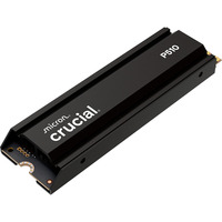 Crucial P510 met heatsink SSD Zwart, PCIe 5.0 x4, NVMe, M.2 2280
