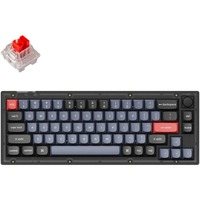 Keychron V2-C1, gaming toetsenbord Zwart, US lay-out, Keychron K Pro Red, RGB leds, 65%, Double-shot PBT, hot swap, Knob