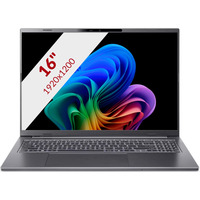 Acer Aspire 16 AI A16-52M-75TW 16"  Copilot+ laptop Grijs | Core Ultra 7 256V | Arc Graphics 140V | 16 GB | 512 GB SSD