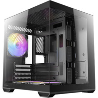 Antec CX60M ARGB mini tower behuizing Zwart | 3x USB-A | RGB | Tempered Glass