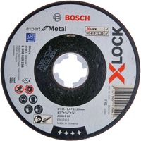 Bosch X-LOCK Expert for Metal doorslijpschijf, Ø 125mm Asgatdiameter  22,23 mm