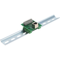 DeLOCK RJ-45 (female) naar 9-pin terminal block adapter voor DIN rail