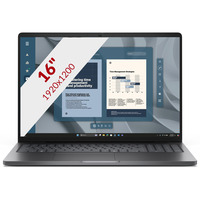 Dell Pro 16 PC16255 16"  laptop Zwart | Ryzen 5 220 | Radeon 740M | 16 GB | 512 GB SSD