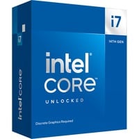 Intel® Core i7-14700KF, 3,4 GHz (5,6 GHz Turbo Boost) socket 1700 processor "Raptor Lake-S", Unlocked, Boxed