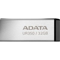 ADATA UR350 32 GB usb-stick nikkel/zwart, USB-A 3.2 Gen 1 (5 Gbit/s)