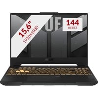 ASUS TUF Gaming F15 FX507ZI4-LP035W 15.6"  gaming laptop Grijs | Core i7-12700H | RTX 4070 | 16 GB | 1 TB SSD | 144 Hz