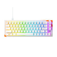 CHERRY XTRFY K5 Pro TMR, gaming toetsenbord Wit, US lay-out, Cherry MK Crystal, 65%, 8K, Hot-swap, ARGB, Thick ABS