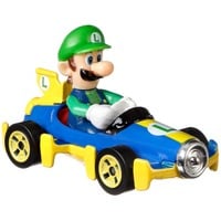 Hot Wheels Mario Kart - Luigi, Mach 8 Voertuig Speelgoedvoertuig 1:64