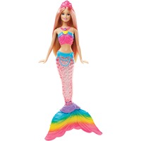 Mattel Barbie Dreamtopia Rainbow Lights Mermaid Doll Pop Regenboog lichtjes zeemeermin