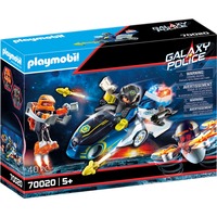 PLAYMOBIL Galaxy Police - Galaxy politiemotorfiets Constructiespeelgoed 70020