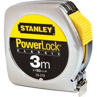 Stanley Rolbandmaat Powerlock Classic meetlint Chroom, 3 meter, breedte 12,7mm