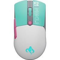 ASUS TUF GAMING Mini Wireless Mouse Hatsune Miku Edition Wit/turquoise, 12.000 dpi, USB / 2.4GHz / Bluetooth