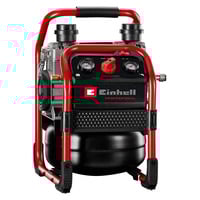 EINHELL SILENZZO 36/210 Professionele draadloze luchtcompressor Zwart/rood, Accu en oplader niet inbegrepen