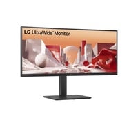 LG 34BA75QE 34" Curved UltraWide monitor Zwart, HDMI, DisplayPort, Audio, LAN, USB-C