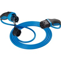 Mennekes Ladek. Mode 3 Typ2-Typ1 20A 1PH kabel Blauw/zwart, 7,5 meter