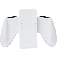 PowerA Joy-Con Comfort Grip for Nintendo Switch - White bevestiging Wit