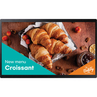 SAMSUNG QBC Standalone FHD Signage 24" Public Display Zwart, 1x HDMI, LAN, Wi-Fi, Bluetooth