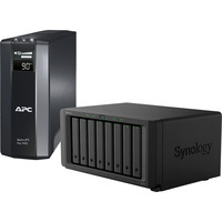 Synology NAS X UPS bundel Advanced (DS1825+ & BR900G-GR) Zwart