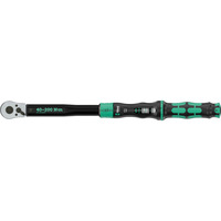 Wera Click-Torque Lock C 3 draaimomentsleutel Zwart/groen, Instelbaar, omschakelratel, Torque Lock functie, 40-200 Nm