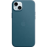 Apple FineWoven hoesje met MagSafe voor iPhone 15 Plus telefoonhoesje Blauw