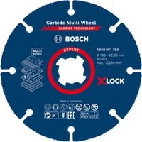 Bosch Expert X-LOCK Carbide MultiWheel doorslijpschijf, Ø 125mm 