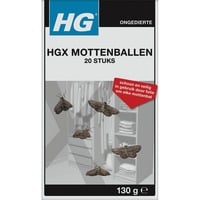 HG HGX mottenballen 20 stuks insecticide 