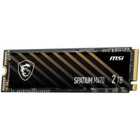 MSI SPATIUM M470 PRO 2 TB SSD 3D NAND, M.2 2280, PCIe Gen4 x4, NVMe 1.4