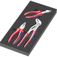 Wera Wera Einlage KNIPEX Zangen Set VDE tangenset Zwart/grijs