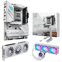 ALTERNATE Upgrade Kit ROG STRIX B850-A GAMING WIFI + PRIME RTX 5070 OC + ROG STRIX LC III 360 ARGB LCD Moederbord, Grafische kaart, Waterkoeling