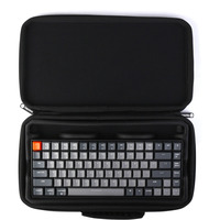 Keychron K2 / K2 Pro / K2 Max Plastic frame Keyboard Carrying Case tas Zwart