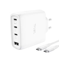 Trust Maxo USB-C GaN Oplader 65W  Wit, Power Delivery, 3x USB-C, 1x USB-A