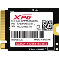 ADATA XPG GAMMIX S55 2 TB SSD Zwart, PCIe 4.0 x4, NVMe 1.4, M.2 2230