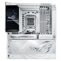 ASUS ROG CROSSHAIR X870E GLACIAL socket AM5 moederbord Wit, RAID, 2x 10Gb-LAN,  Wi-Fi 7, BT, Sound, E-ATX