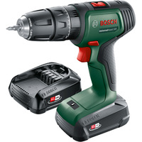 Bosch UniversalImpact 18V + SystemBox gereedschapsset Groen, 2x PBA 18V 2.0Ah Accu, AL18V-20 lader inbegrepen