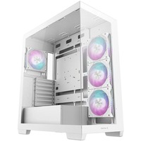 DeepCool CG580 4F midi tower behuizing Wit | 2x USB-A | 1x USB-C | RGB | Tempered Glass