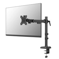 Neomounts DS60-600BL1 Monitorarm 10-32" - Quick-fix - 180°-stop Zwart