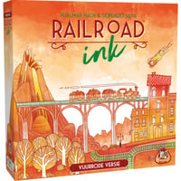 White Goblin Games Railroad Ink: Vuurrode versie Dobbelspel Nederlands, 1 - 6 spelers, 30 minuten, Vanaf 8 jaar