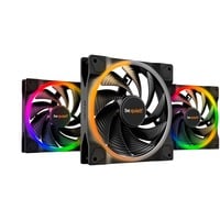 be quiet! Light Wings PWM high-speed RGB case fans Zwart, 3 stuks, 140 x 140 x 25 mm