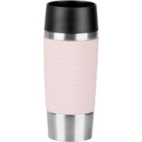 Emsa Travel Mug Wave Thermosbeker   Roze/roestvrij staal, 0,36 Liter