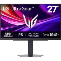 LG UltraGear 27G810A-B 27" 4K UHD gaming monitor Zwart, 2x HDMI, DisplayPort, USB, 180 Hz / 360 Hz